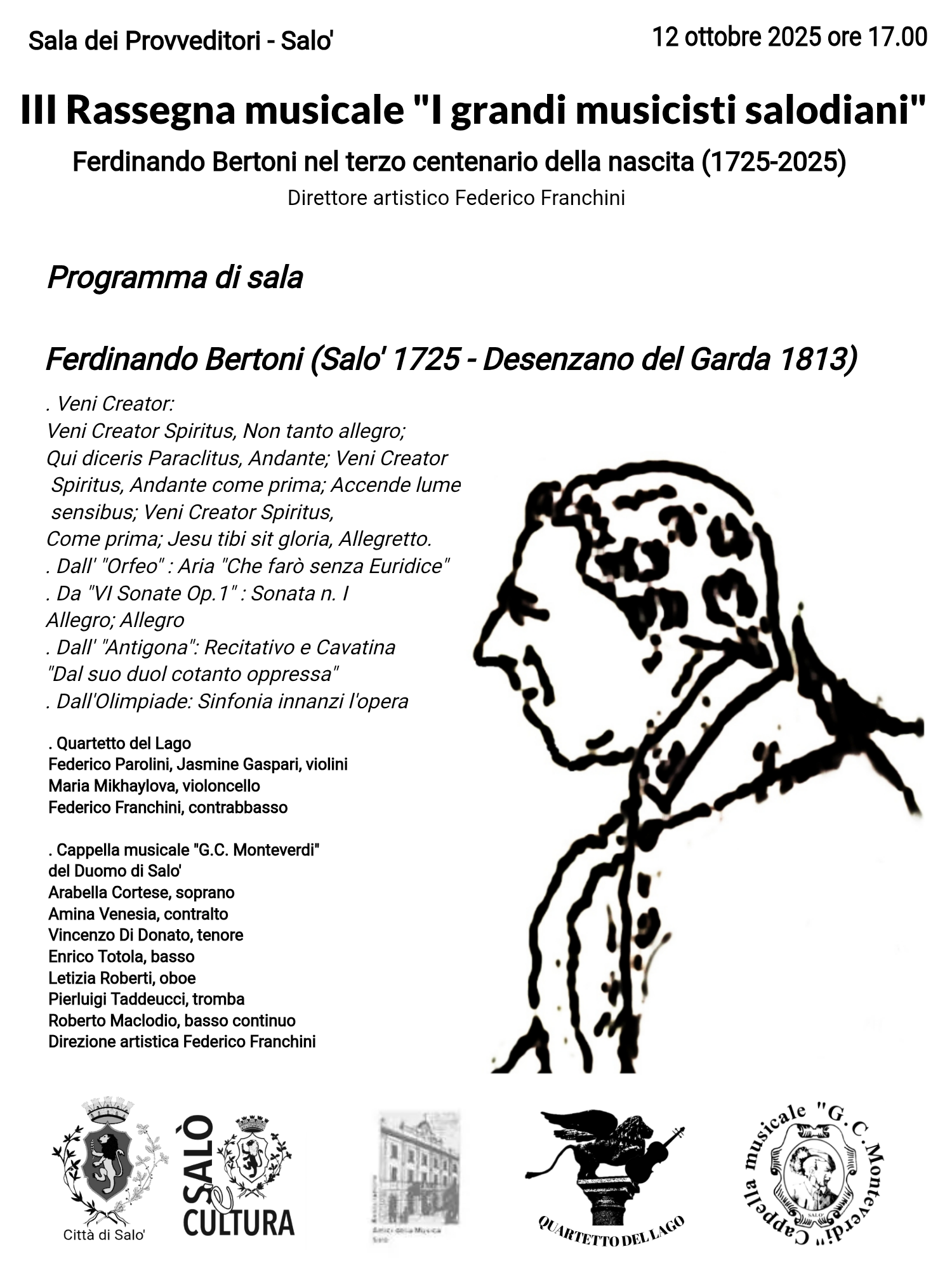 Concerto dedicato a Ferdinando Bertoni