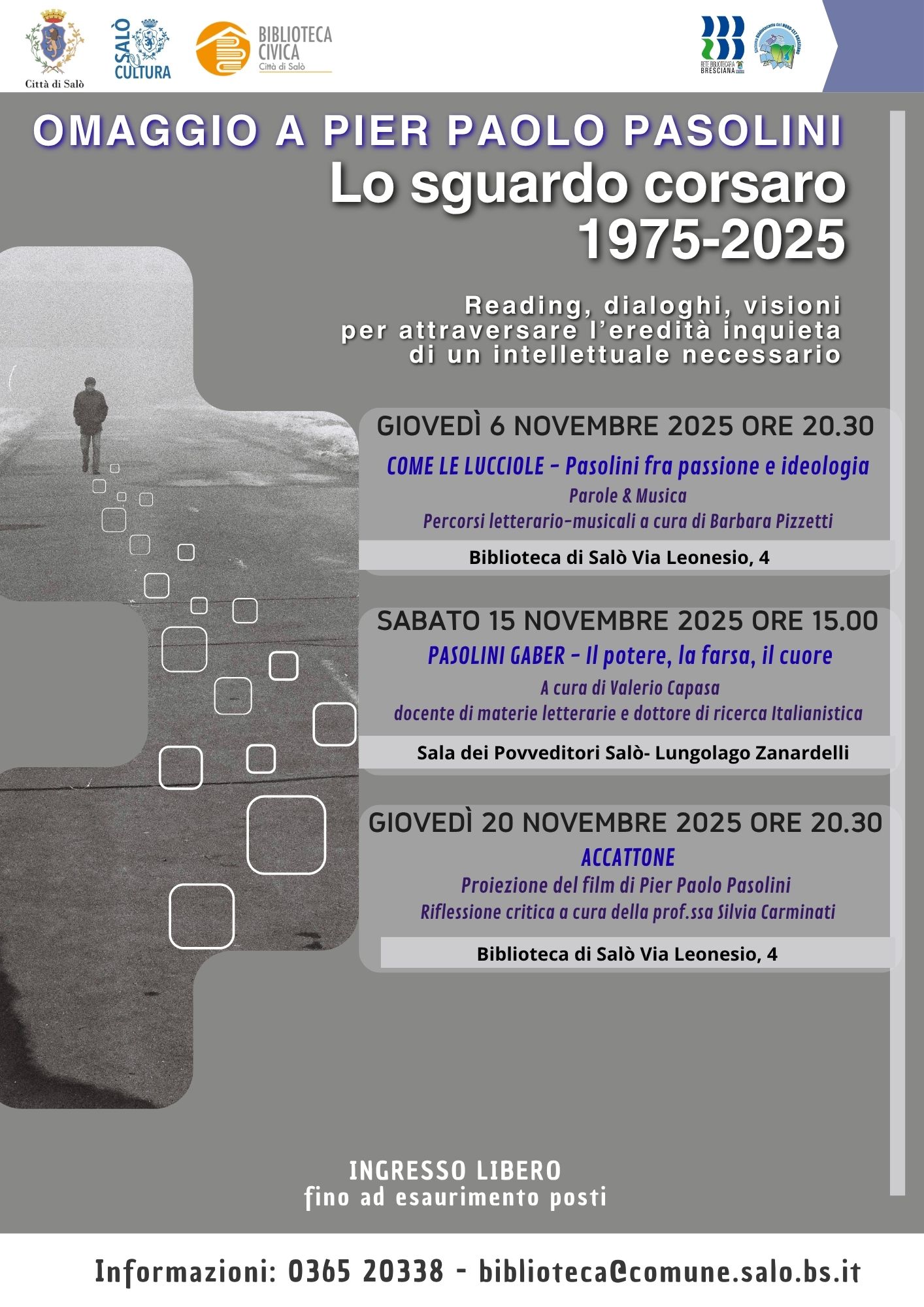 Omaggio a Pier Paolo Pasolini - Rassegna : \