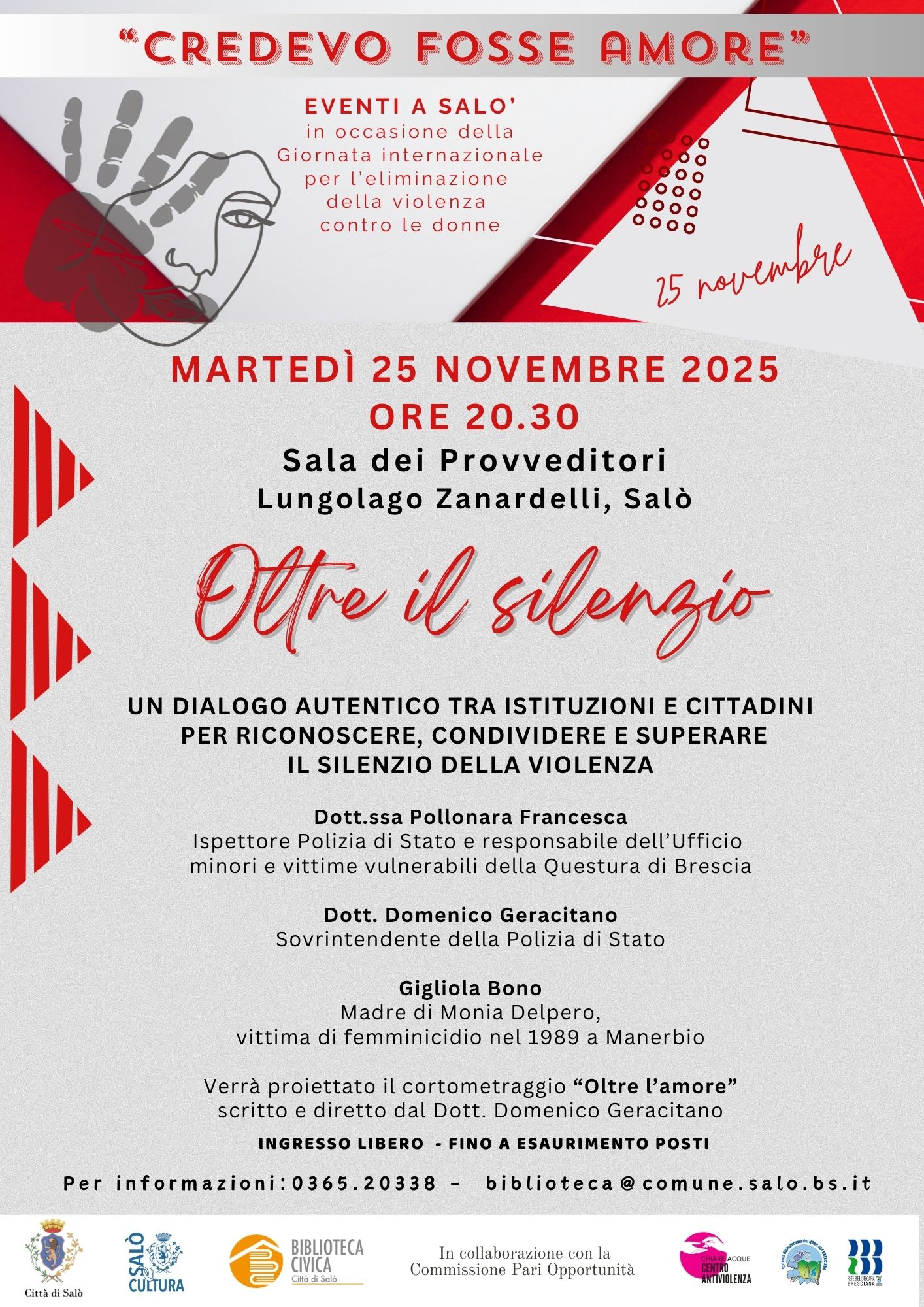 Evento in occasione della Giornata internazionale per l\'eliminazione della violenza contro le donne