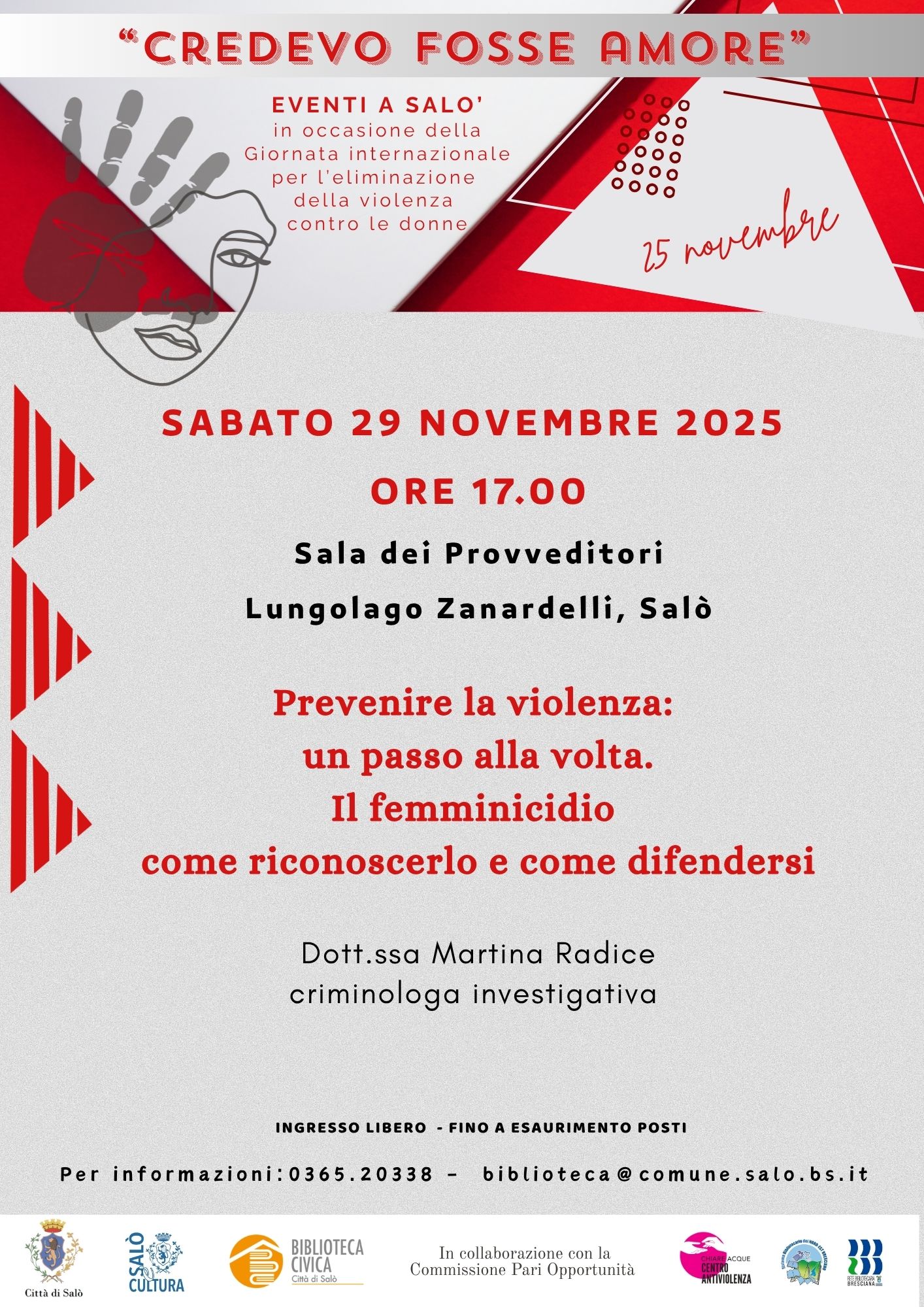 Evento in occasione della Giornata internazionale per l\'eliminazione della violenza contro le donne