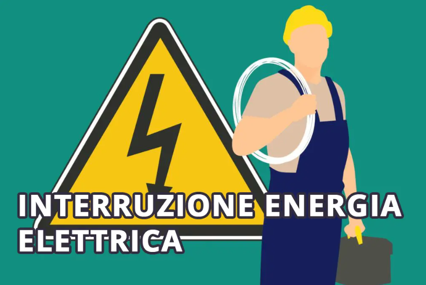 AVVISO INTERRUZIONE ENERGIA ELETTRICA - LUNEDì 04/12/2023 - GIOVEDì 07/12/2023